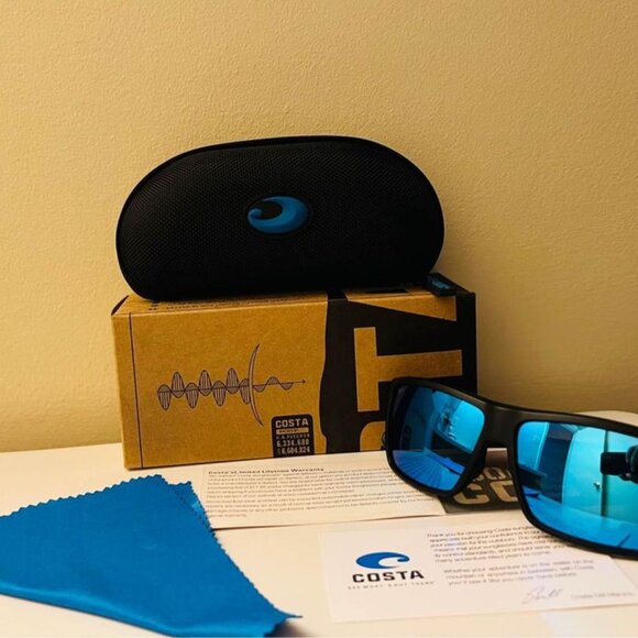 Costa Polarized Sunglass Ice Blue Rinconcito Surf Fishing Yachts NEW - Picture 8 of 9